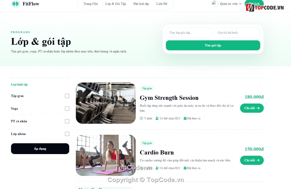 yoga,lịch,gym,đặt lịch